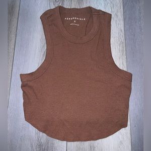 Aeropostale brown tank top